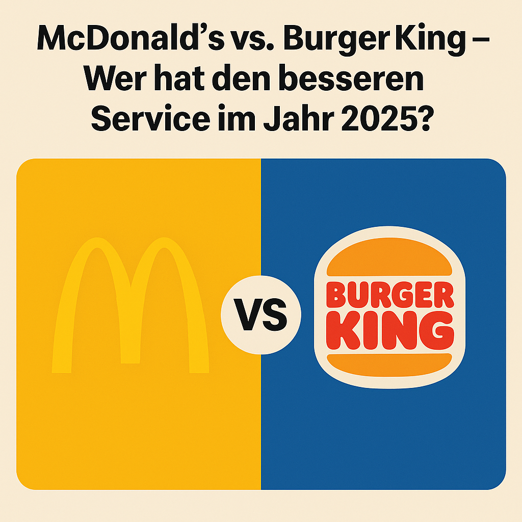 McDonald’s vs. Burger King – Wer hat den besseren Service im Jahr 2025? 1 McDonald’s Umfrage – Teile dein Feedback & gestalte dein Erlebnis