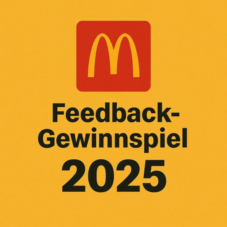 McDonald’s Feedback-Gewinnspiel 2025