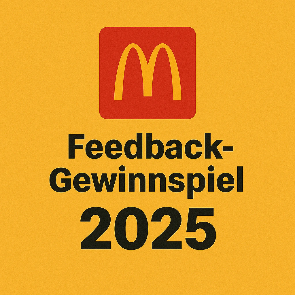 McDonald’s Feedback-Gewinnspiel 2025 1 McDonald’s Feedback-Gewinnspiel 2025