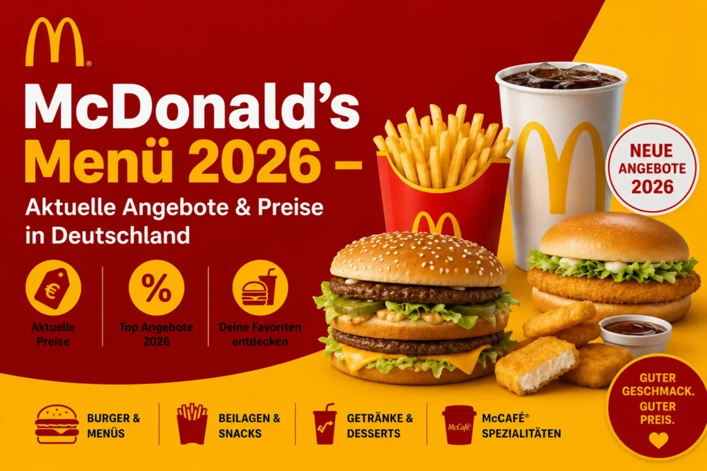 McDonald’s Menü 2026