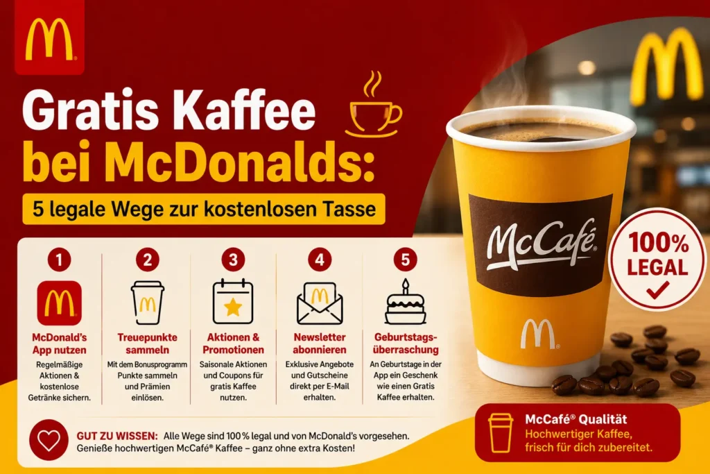 mcdonalds gratis kaffee